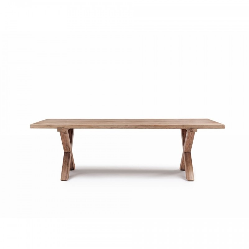 TEAK RECYCLED DINING TABLE 250 - DINING TABLES